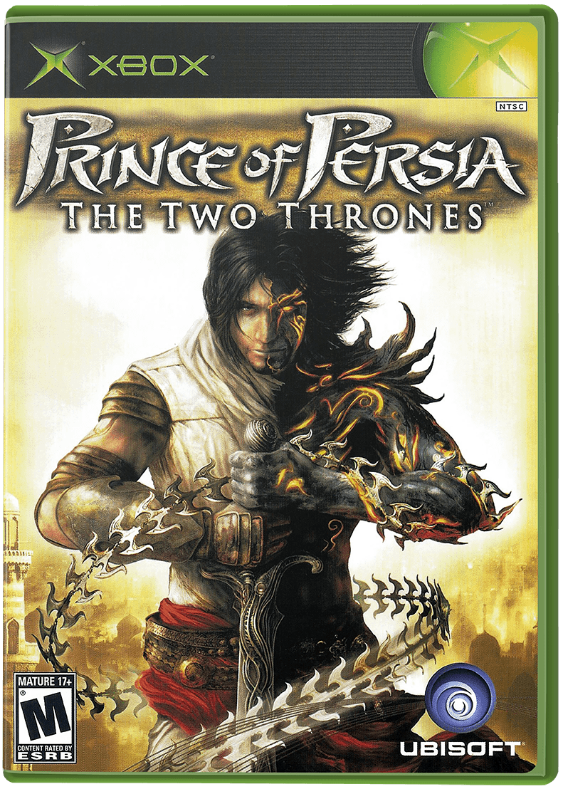 Prince of Persia Two Thrones box art for Xbox
